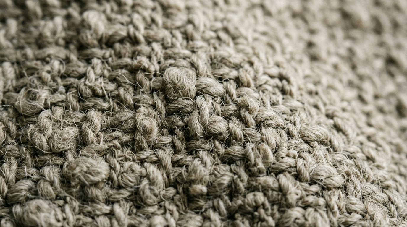 Woven upholstery textile, close up